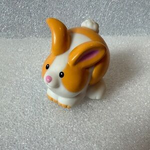 HTF Fisher Price Little People Yellow Bunny